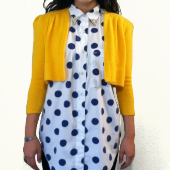 Vintage yellow Saks fifth Avenue