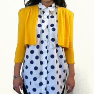 Vintage yellow Saks fifth Avenue