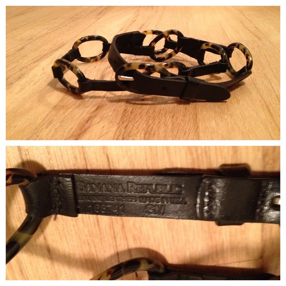 *REDUCED* Banana Republic tortoise/leather belt, S