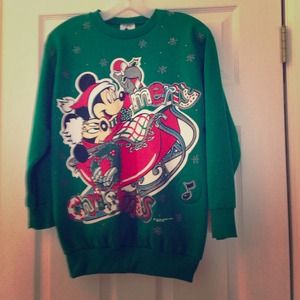 Ugly Christmas Xmas Sweater Mickey