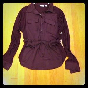 Plum dress shirt