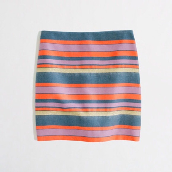 J. Crew Skirts - BUNDLED! π j. crew β’ shiny striped mini skirt J. Crew Skirts - BUNDLED! π j. crew β’ shiny striped mini skirt
