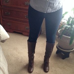 New, never worn heel booties