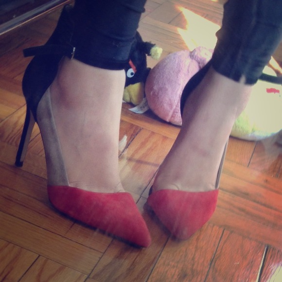 Zara tri color vamp heels FALL 2012