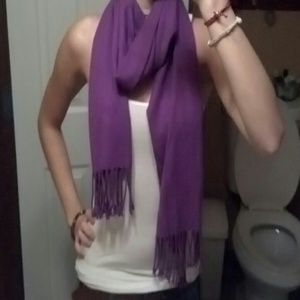 Soft purple scarf