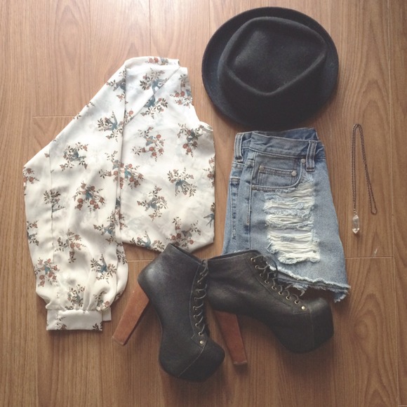 Mink Pink Slasher Flick Cutoff Shorts