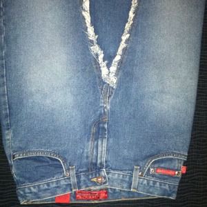 Hot kiss jean skirt