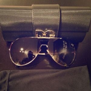 Authentic Dolce & Gabbana aviator sunglasses.