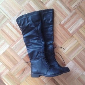 ⬇REDUCED⬇ Over-the-Knee Pleather Boots