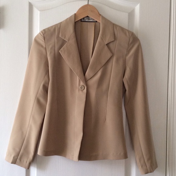 Blazer/Jacket Beige color.