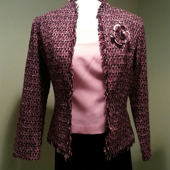 Three Piece Suit with tweed blazer