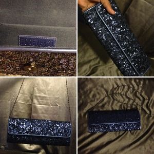 Blue Sequenced Clutch