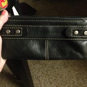 💯authentic fossil wallet