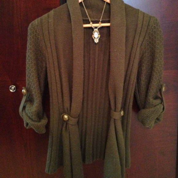 Cozy wrap sweater - Picture 2 of 4