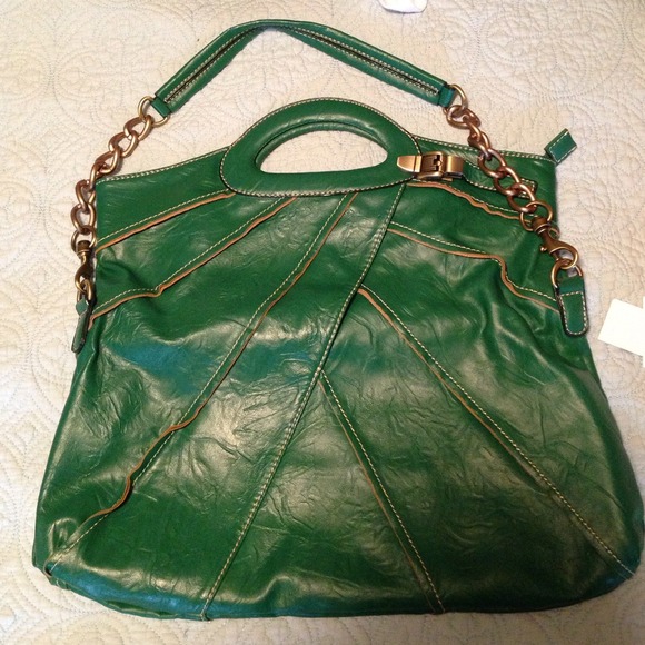 Green hobo bag- NWOT
