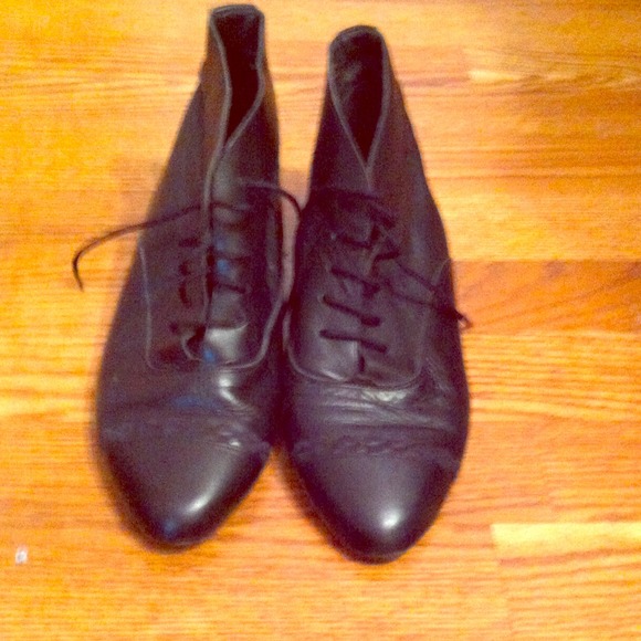 Vintage high top oxfords