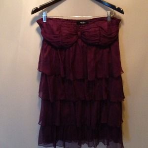 AKIRA Chicago multi-tiered party dress, size M