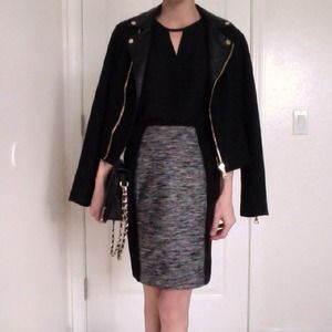 🚫SOLD🚫 🎉HOST PICK🎉 Tweed Panel Pencil Skirt