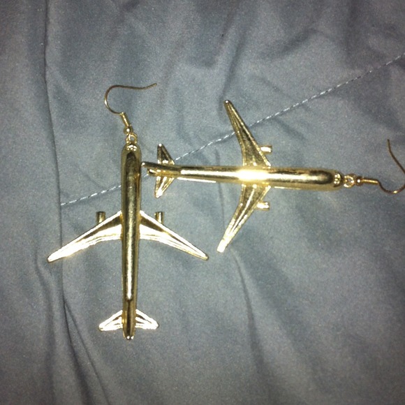 Gold Jet earrings
