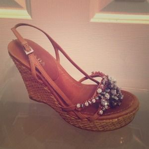 Prada wedges