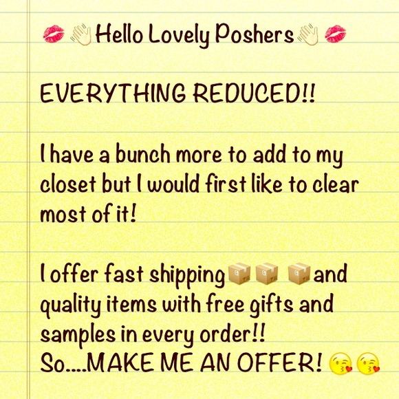 All reasonable offers will be considered! 😘😘