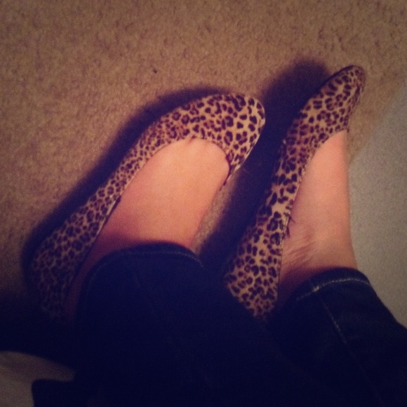 Cheetah slip ons