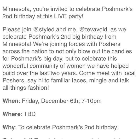 ⏰Re-scheduled ⏰It's a Posh birthday!!l - Picture 2 of 2