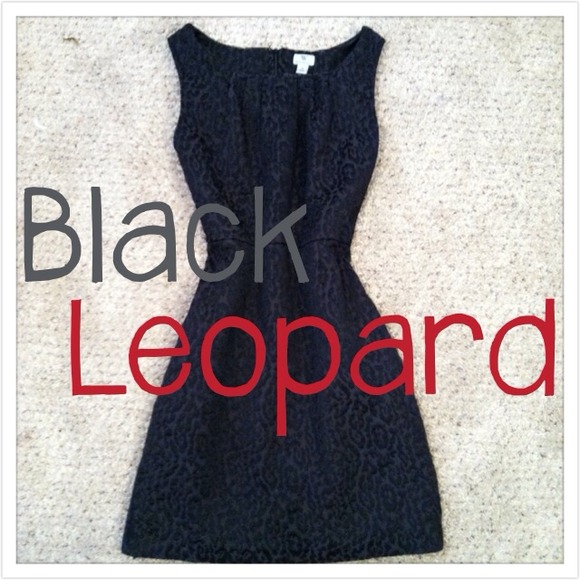 Worthington Dresses & Skirts - 🍒2X HOST PICK🍒 Black Leopard Detail Dress