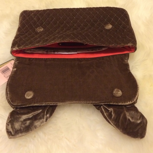*OOAK* BNWT VELVET Juicy Couture Bow Clutch