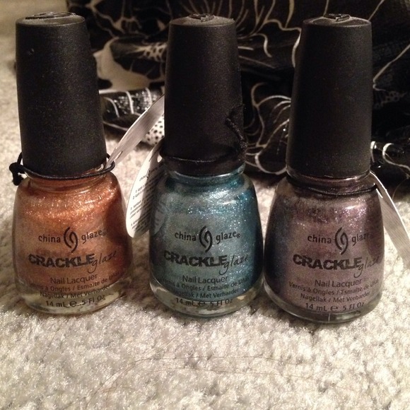China Glaze Crackle ( 3 Polishes)