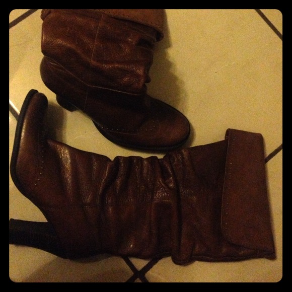Brown Leather Boots