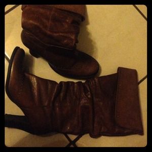 Brown Leather Boots