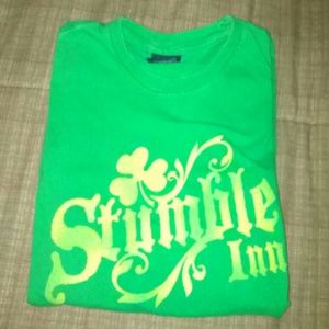 Green tee american eagle