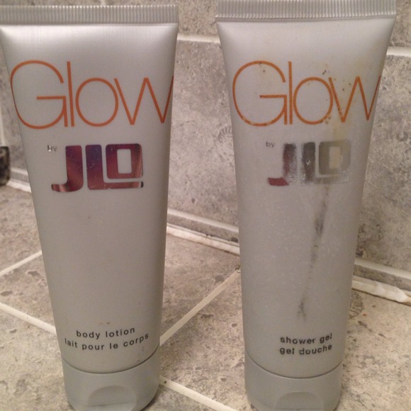 Glow by jlo shower gel & body lotion