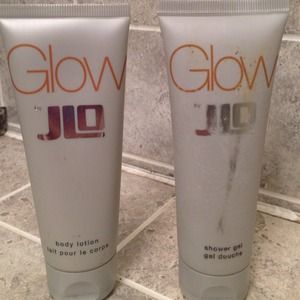 Glow by jlo shower gel & body lotion