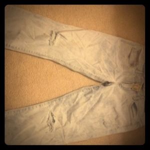 Skinny jeans wash color low rise
