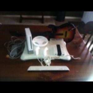 Wii for board and guitar bundle