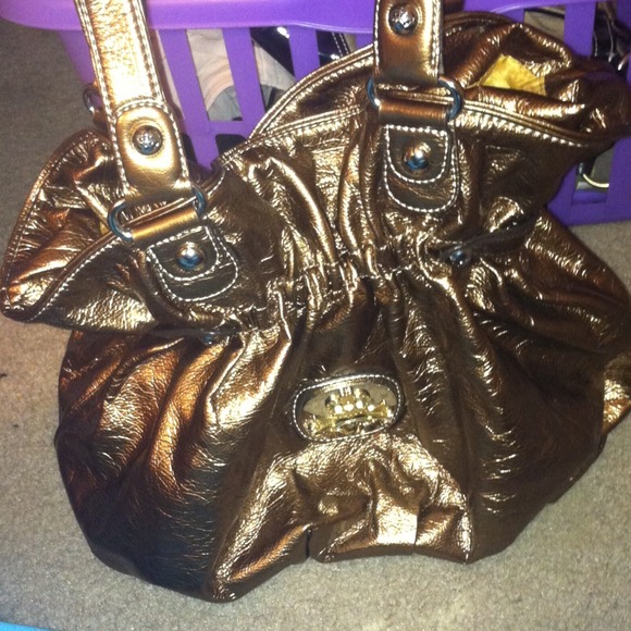 Gold Kathy Van Zeeland handbag