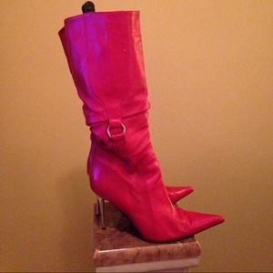 Aldo Vixen Red knee high boot