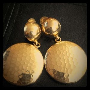 Vintage clip on earrings