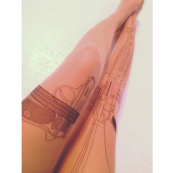 Tattoo Pantyhose