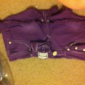 Purple shorts