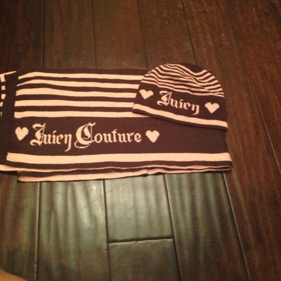 Authentic Juicy Hat and Scarf Set
