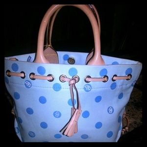 Authentic Polka Dot Dooney and Bourke handbag