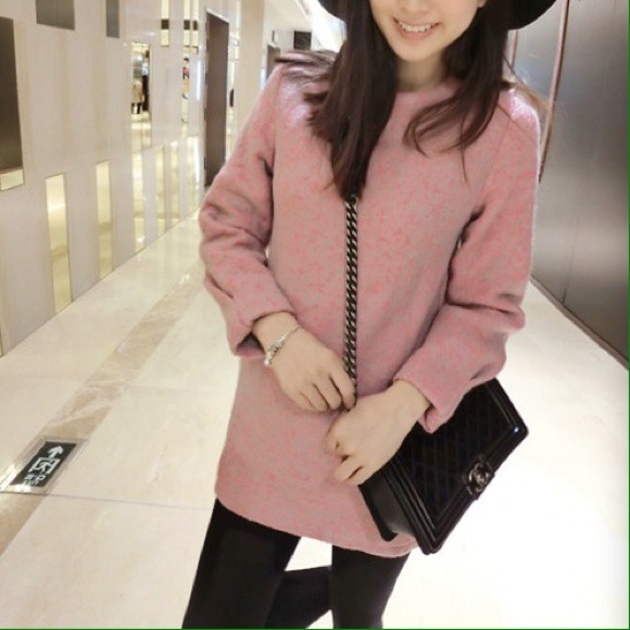 Vintage Korean Warm Woollen Dress