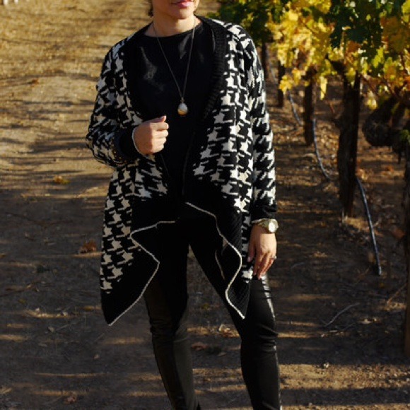 Houndstooth Sweater.