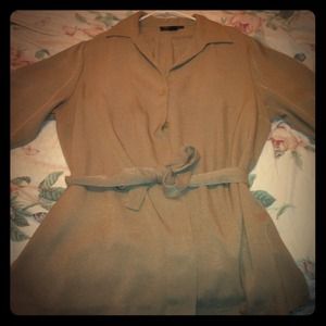 On hold - Brown/beige 2 pc pants suit