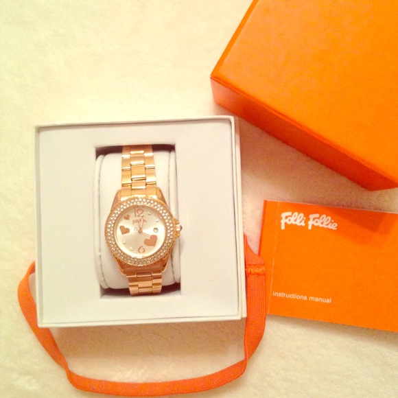 Follies follie heart clock hand watch ❤️