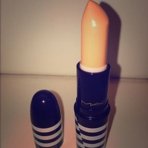 Mac Swatched lippy in shade salute limited edition