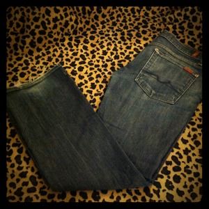 Authentic 7for all mankind flip flop style jeans